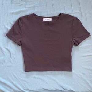 Aritzia Contour Crew Cropped T-Shirt